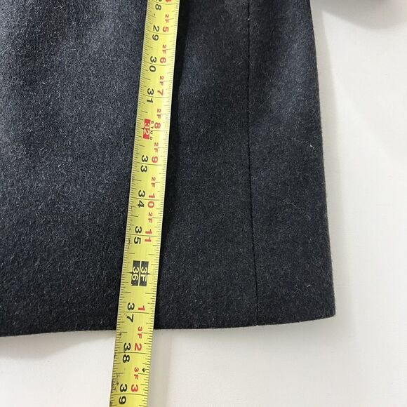 ALL SAINTS Banner Overcoat Coat Men S/36 Black Italian Cloth Wool Blend Classic - Picture 6 of 7